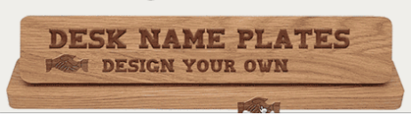 Top 8 Alternatives To A Boring Metal Desk Name Plate Name Plates