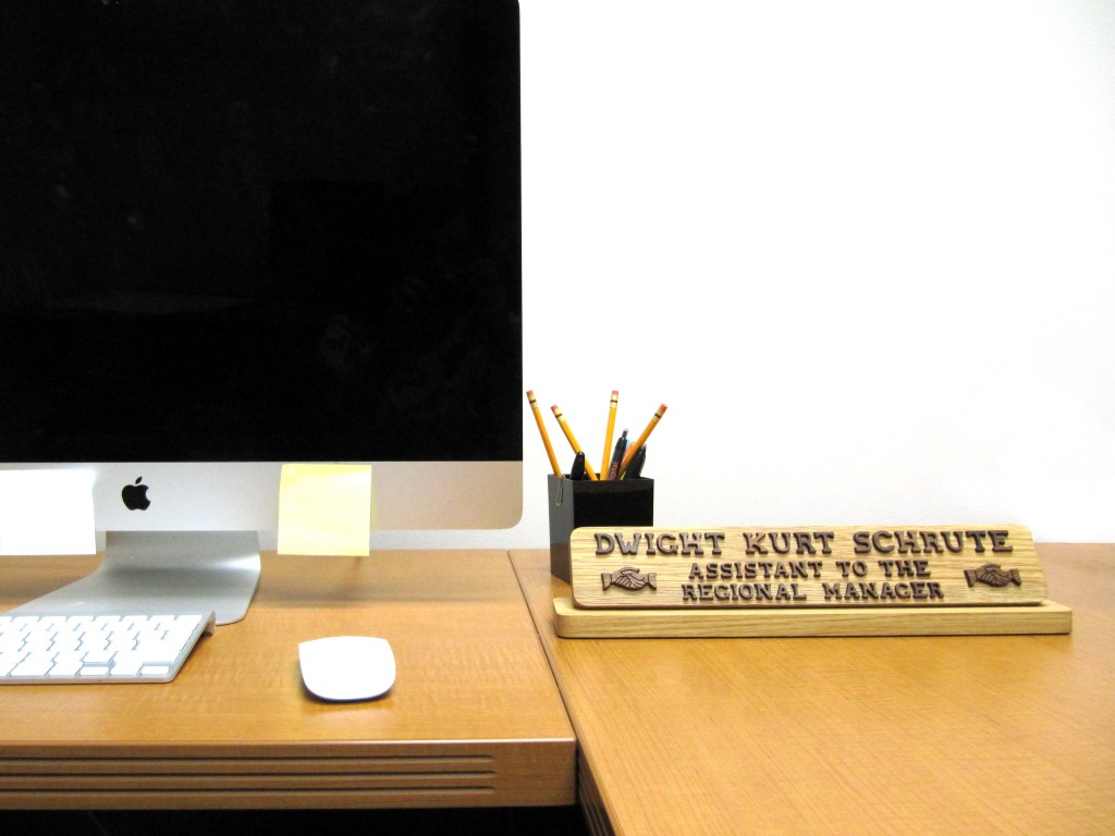 Desk Name Plate