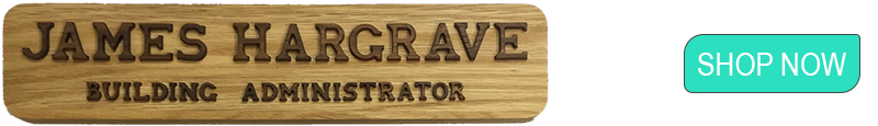 Name Plates - Wooden Door or Wall Nameplates - S2 Medium Wall or Door Sign