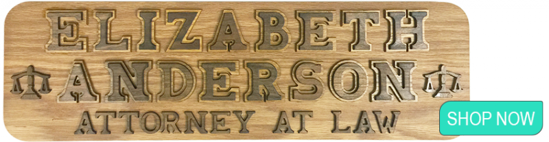 Name Plates - Wooden Door or Wall Nameplates - S4 Extra Large Wall or Door Sign